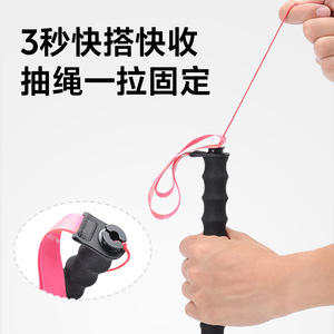 Bâton de randonnée pliable en fibre de carbone Yamaakichi 34-120 cm, léger, pour la course en plein air et la randonnée sur sentier - Product Image 5