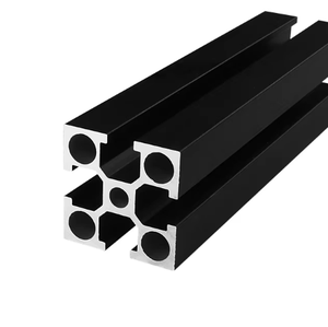 Hồ sơ nhôm công nghiệp tiêu chuẩn quốc gia 4080w-5. 0 dày màu đen oxy hóa bàn làm việc Mặt nạ khung hồ sơ - Product Image 5