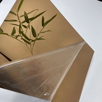 Offre Spéciale : Plaque Acrylique Miroir Extrudée Yizel YAS 1220x2440mm Or, Argent, Cuivre, 3mm, Haute Qualité pour Découpe Publicitaire