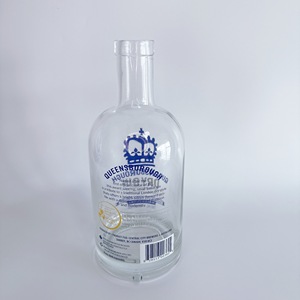 750ml Dry <span class=keywords><strong>Gin</strong></span> 43% Alc Botella de vidrio Bebida Botella vacía Fábrica - Product Image 2