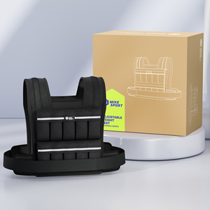 سترة تدريب على القوة قابلة للتعديل مخصصة مع أوزان حديدية سترة تمارين رياضية مرجحة لتدريب الرجال - Product Image 5