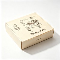 Ensemble de boîtes à lunch bento jetables et recyclables avec gril intégré, emballage à emporter personnalisable