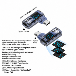 Adaptador USB Tipo C Macho <span class=keywords><strong>a</strong></span> Hembra <span class=keywords><strong>de</strong></span> 40 Gbps <span class=keywords><strong>a</strong></span> Precio <span class=keywords><strong>de</strong></span> Fábrica, Transmisión <span class=keywords><strong>de</strong></span> <span class=keywords><strong>Video</strong></span> 8K para <span class=keywords><strong>Google</strong></span> Pixel 9 Pro, iPhone y Samsung - Product Image 2