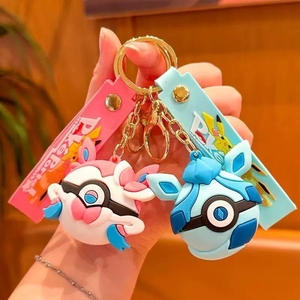 Llaveros de Muñecos 3D, Lindos Llaveros de Dibujos Animados de <span class=keywords><strong>Pokemon</strong></span>, Accesorios para Bolsos, Decoración, Llaveros Promocionales al por Mayor - Product Image 4