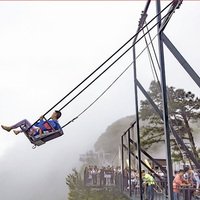 Équipements d'Attraction pour Parc d'Attractions Extérieur : Balançoire de Falaise, Manèges à Sensation Forte à Vendre