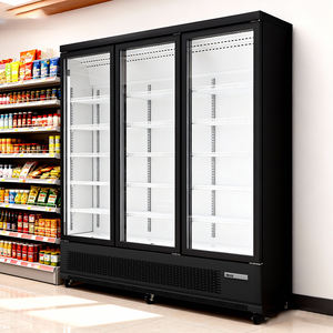 Vitrine réfrigérée commerciale à 3 portes en verre, à économie d'énergie, pour produits surgelés - Product Image 1