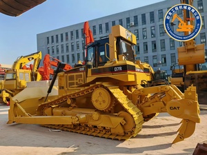 Bulldozers d'occasion CAT D7R, D7H, D7G, D6R, D8R – Tracteur de construction Caterpillar d'occasion avec ripper à vendre – Bouteur hydraulique - Product Image 4