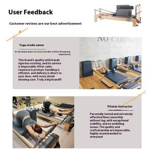 เครื่องออกกำลังกายแบบ 3-in-1 อเนกประสงค์ โครงเหล็ก สำหรับใช้ในร่ม รุ่น Cadillac Pilates Yoga Machine Core Bed สำหรับสตูดิโอ - Product Image 5