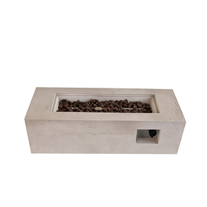 Peaktop Natural Gas/Propane <b>Fire</b> Bowl <b>Fire</b> <b>Pit</b> 40000 BTU Eco-Friendly Design Glass Beads for Outdoor Heating Patio Camping Use - Product Image 3