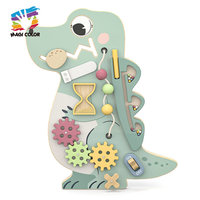 Tableau d'activités en bois sur le thème de l'hôpital Magicolor, jouets médicaux, éléments interactifs, activités sensorielles, jeux éducatifs pour enfants