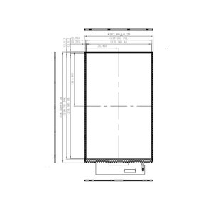 Écran LCD à large plage de température de 10,1 pouces 1200×1920 MIPI -30 ° C à 70 ° Écran LCD TFT haute luminosité 500 nits - Product Image 1