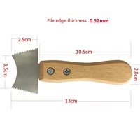 Lime à rainurer pour bois, outil de nettoyage de guitare, lime pour frettes, nut et selle, pour luthiers professionnels et ateliers de réparation