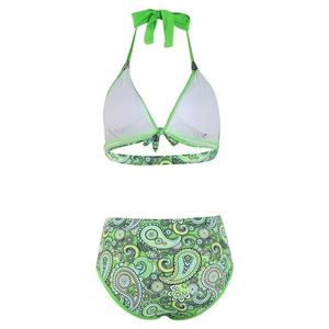 Bikini de 2 Piezas Personalizado OEM, Marca Propia, Barato, al por Mayor, para Mujeres Maduras, Micro Mini, Estampado Triangular Extremo, de Secado Rápido, con Tanga en V - Product Image 2