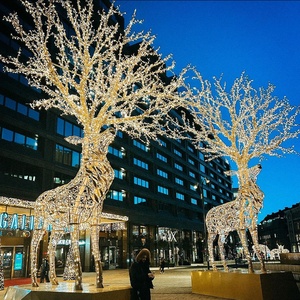 Décoration <span class=keywords><strong>de</strong></span> renne <span class=keywords><strong>de</strong></span> <span class=keywords><strong>Noël</strong></span> géante commerciale à LED Lumières <span class=keywords><strong>de</strong></span> cerf <span class=keywords><strong>de</strong></span> <span class=keywords><strong>Noël</strong></span> illuminées en 3D <span class=keywords><strong>pour</strong></span> l'affichage des fêtes <span class=keywords><strong>de</strong></span> rue - Product Image 6