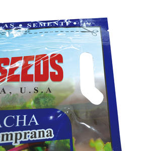 Hot Sale Eco-Friendly Custom <strong>Printed</strong> Recycled PE Packaging Bag Sunflower Fruit <strong>Vegetable</strong> Empty Stand up Zipper Seed Bag - Product Image 3