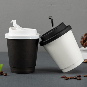 Espresso & whisky Kraft chất liệu stamping in ấn tùy chỉnh logo mang nhãn hiệu 4oz nếm cup có thể tái chế giữ đồ uống nóng ly - Product Image 4