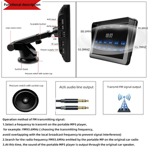 CarPlay HD Reversing Image Navigator LCD Color Display <span class=keywords><strong>Radar</strong></span> pour la surveillance de la vue arrière Interconnexion de téléphone mobile 1 an - Product Image 5