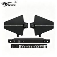 Système de distribution d'antennes de microphone sans fil 5 voies UA845UWB 500-950 MHz large bande avec port en cascade pour karaoké professionnel et scène en direct