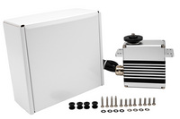 Servo Industrial de Gran Escala Similar al HS-1005SGT, Voltaje de Operación de 11.10-14.80V, Torque Máximo de 84-110kg.cm, Comando PWM/TTL
