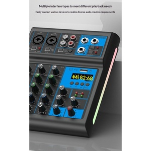 Console de mixage TopYun, carte son d'enregistrement informatique, mixeur pour diffusion en direct, utilisation domestique, type-<span class=keywords><strong>C</strong></span>, DJ professionnel pour RGB - Product Image 5