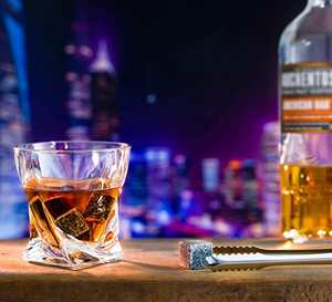 EHUNT <b>Whiskey</b> <b>Glass</b> <b>Gift</b> <b>Set</b> with Engraved Logo | Decanter & 2 <b>Glasses</b> Boxed | Luxury Hotel Amenity Supplier - Product Image 4