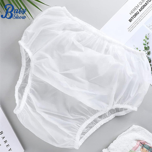 再利用可能なTPU大人用おむつパンツフロスト透明防水漏れ抑制大人用おむつパンツ失禁管理 - Product Image 1