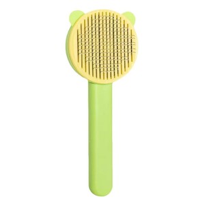 Peine Autolimpiable para Mascotas con Diseño de Cabeza de Oso, Tamaño Mediano, para Perros y Gatos, Material Plástico, Desenreda y Cepilla - Product Image 5