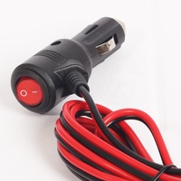 Adaptateur d'alimentation élévateur de tension 12V 24V vers 30V pour Starlink Mini avec interrupteur, câble allume-cigare vers DC pour Starlink V4