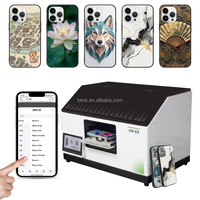 Printer UV Otomatis Mini A5 Flatbed dengan Lampu UV untuk Cetak Casing Ponsel dengan Print Head XP600 Terbaru