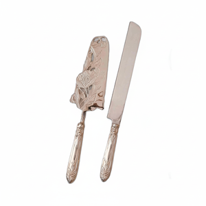 การออกแบบที่ทันสมัยร้านอาหารขายส่งสแตนเลสอาหารปลอดภัยเงินเครื่องตัดพิซซ่าพลั่วเค้กมีดเซิร์ฟเวอร์ชุดสําหรับงานเลี้ยงวันเกิด - Product Image 1