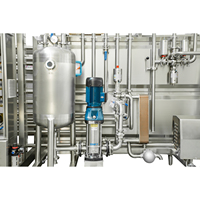 500l-1000 L/H Multi Tube Uht Stérilisateur Tubulaire Type Pasteurisateur Jus Stérilisateur Machine