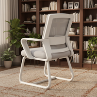 Chaise de bureau en maille de gros pour mobilier de bureau, sans roulettes, pour personnel de bureau et salles de conférence