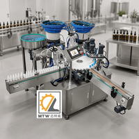 Machine de remplissage et de bouchage automatique de petites bouteilles MTW pour parfums, huiles essentielles et soins de la peau