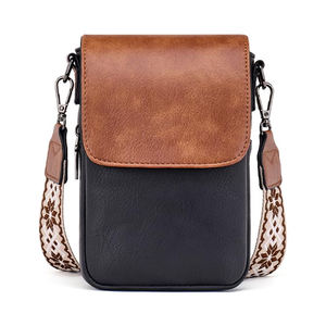 Bolso bandolera de cuero de primera calidad con correa ajustable 2025 Bolso bandolera de diseñador de lujo para mujer en cantidad a granel - Product Image 1