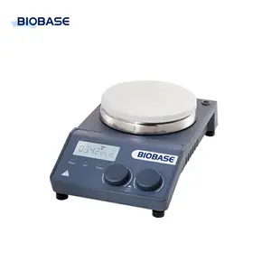 Biobase เครื่องคนระบบแม่เหล็ก,เครื่องคนแผ่นร้อนอุณหภูมิสูงดิจิตอลห้องแล็บปรับความเร็วได้เครื่องกวนแม่เหล็ก