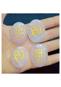 Piedra de Cuarzo Rosa Zibu Soin de Estilo Religioso, Ágata para Decoración del Hogar, Venta al por Mayor en Línea, Grabado en Bolsillo - Product Image 3