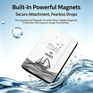 Étui à rabat magnétique pour Kobo Libra Colour 2024, fonction veille/réveil automatique, longue autonomie <span class=keywords><strong>de</strong></span> <span class=keywords><strong>la</strong></span> batterie, coque antichoc imprimée pour Kobo Libra 2 - Product Image 4