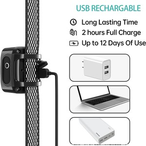 Collar Antiladridos Inteligente con Vibración, Recargable, Dispositivo de Entrenamiento para Perros, Negro PB40 - Product Image 4
