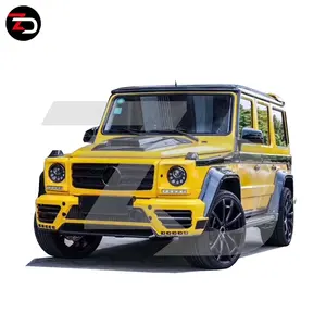 Newest MY Style Body Kit Front Bumper Rear Bumper Spare Tire Cover Wheel Arch Door Plank For Mercedes G CLASS W463
