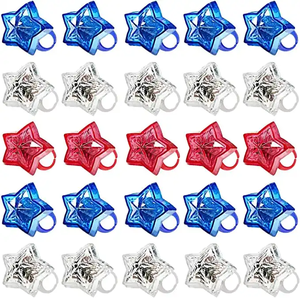 <span class=keywords><strong>Accessori</strong></span> e Decorazioni Patriottiche <span class=keywords><strong>per</strong></span> il Memorial Day, Giocattoli <span class=keywords><strong>per</strong></span> Bambini, Articoli <span class=keywords><strong>per</strong></span> <span class=keywords><strong>Feste</strong></span> del 4 Luglio, Anello Luminoso a LED - Product Image 4