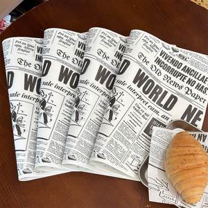 Papel de Envoltura para Hamburguesas Personalizado, Resistente a la Grasa, Biodegradable, Ecológico, para Hornear, Mantequilla, Sándwiches - Product Image 1