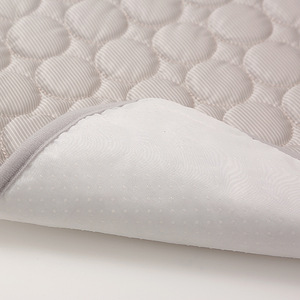 Pet Ice Silk Cooling Mat Rectangle Polyester Fiber Summer <b>Dog</b> <b>Bed</b> Breathable <b>Sofa</b> Cushion - Product Image 1