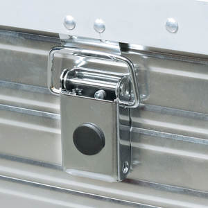 Very Stable Temperature and Weather Resistant LxWxH 765x585x385 mm 141 Litre Capacity <b>Aluminium</b> <b>Container</b> - Product Image 2