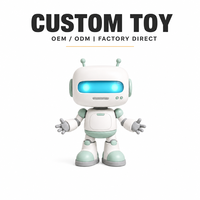 Figurine robot 3D personnalisée en PVC, design technologique IA, modèle statique de collection pour enfants et fans d'anime, figurine d'action en PVC