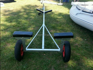 <span class=keywords><strong>Remorque</strong></span> de <span class=keywords><strong>bateau</strong></span> de pêche réglable 2025 avec attelage européen, essieu simple, fonction pliable, <span class=keywords><strong>remorque</strong></span> de canoë à prix réduit - Product Image 4