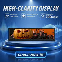 Écran LCD numérique étiré intelligent Android avec télécommande OEM – Écran LCD large et extensible pour produits de vente au détail