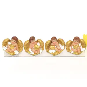 Semi Naked Prayer Angel Figurine 24pcs Resin Crafts Interior Ornaments Holiday Gifts