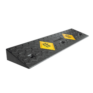 Rubber Threshold Ramp Mat For Curb Car Entry Doorway <b>Step</b> Slope Pad 120x30x8cm Non Slip Surface - Product Image 1