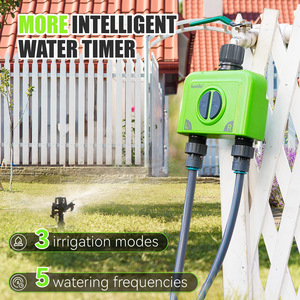 Contrôleur d'irrigation intelligent WiFi, minuterie d'arrosage 2 voies, étanche IP65, connexion filetée, minuterie d'arrosage écologique pour jardin - Product Image 6
