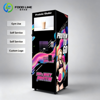 Distributeur automatique de boissons protéinées, distributeur vertical sur pied